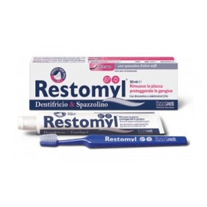 RESTOMYL 50 ml | Dentifrico e Spazzolino CANE e GATTO | INNOVET - Odontostomatologia