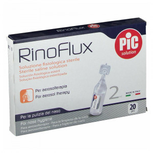 Rinoflux 20 flaconcini x 2 ml | Soluzione fisiologica aerosolterapia | PIC