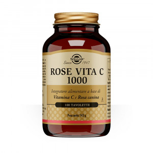 ROSE VITA C 1000 - 100 tav | Integratore di Vitamina C | SOLGAR