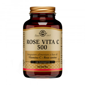 ROSE VITA C 500 - 100 tav | Integratore di Vitamina C | SOLGAR
