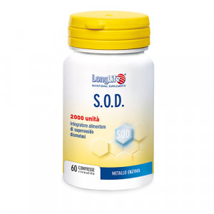 S.O.D. 60 compresse | Integratore con Metallo Enzima | LONGLIFE