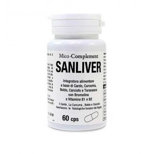 SANLIVER Integratore di enzimi digestivi 60 CPS | FREELAND