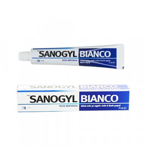 Sanogyl Bianco 75 ml | Pasta dentifricia per gengive infiammate | MANETTI