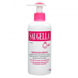 Soluzione protettiva 200 ml | Detergente intimo bambine | SAUGELLA Girl    