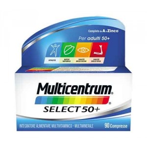 Select 50+ 90 cps | Integratore vitamine e minerali over 50 | MULTICENTRUM