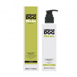 Shampoo 2 in 1 Delicato 200 ml MINI | Shampoo cani con cute delicata, cuccioli e anziani | URBAN DOG