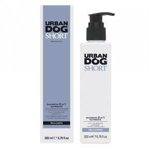 Shampoo 2 in 1 SHORT 200 ml | Shampoo nutriente cani a pelo corto | URBAN DOG