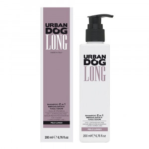 Shampoo 2 in 1 LONG 200 ml | Shampoo districante cani pelo lungo | URBAN DOG