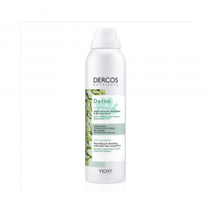 Shampoo Detox Secco 150 ml | Spray detergente capelli grassi | VICHY Dercos Nutrients
