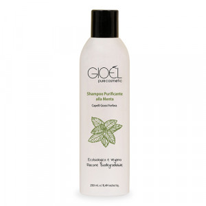 Shampoo purificante vegano 250 ml | Trattamento alla menta | GIOEL