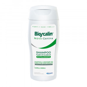 Shampoo Fortificante Rivitalizzante 400 ml | Trattamento capelli deboli | BIOSCALIN Nova Genina