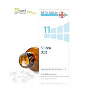 11 SILICEA D12 | Acido di Silicio 200 Cpr | SCHWABE Sali Dr.Schussler