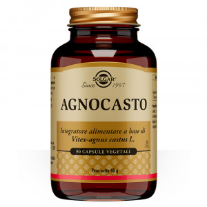 Agnocasto 90 capsule | Integratore disturbi ciclo mestruale | SOLGAR