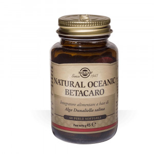 Natural Oceanic Betacaro 60 Perle | Integratore di Carotenoidi da alga | SOLGAR 