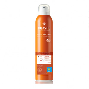 Spray Trasparente Spf 15 200 ml | Da spalmare | RILASTIL - Sun System