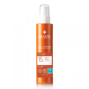 Spray Vapo Solare Spf 15 200 ml | Media protezione pelli sensibili | RILASTIL Sun System