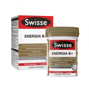 ENERGIA B+ 50 Compresse | Integratore concentrato di vitamina B | SWISSE