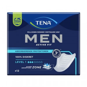 Men Active Fit Level 1 12pz | Assorbenti per incontinenza uomo | TENA