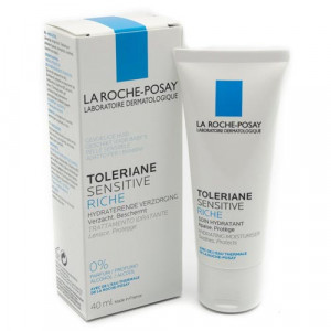 Toleriane Sensitive Riche 40 ml | crema idratante pelle sensibile e secca | La Roche Posay