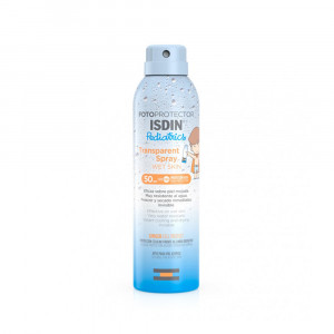 Transparent Spray Wet Skin Spf 50+ | Fotoprotezione corpo bimbi 250 ml | ISDIN Fotoprotector Pediatrics 