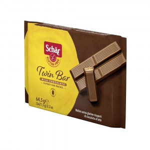 TWIN-BAR Snack wafer cioccolato al latte | SCHAR