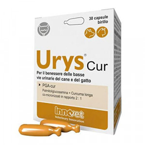 URYS CAPS 30 Capsule | Integratore vie urinarie CANE e GATTO | INNOVET - Nefrorologia