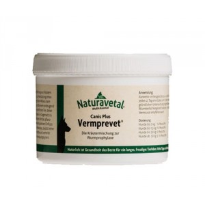 VERMPREVET| Integratore Preventivo Vermifugo 250 g cod.3105 | NATURAVETAL - Canis Plus