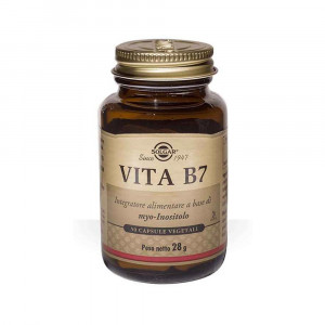 Vita B7 50 Capsule veg | Integratore di  Myo-Inositolo | SOLGAR