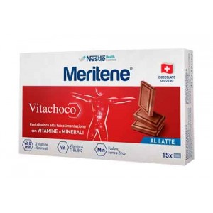 Vitachoco 15 cioccolatini | Cioccolato al Latte con vitamine e minerali 75 g | MERITENE