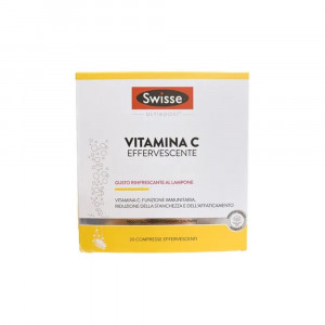Vitamina C 20 cpr effervescenti | Integratore antiossidante per il sistema immunitario | SWISSE