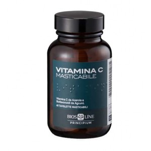 Vitamina C Masticabile 60 tav. | Integratore Vitamina C concentrata | BIOS LINE - Principium