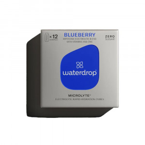 Blueberry Microlyte 12 cubetti | Elettroliti, vitamine e zinco | WATERDROP