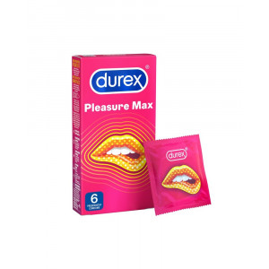 PLEASUREMAX Easy-On 6 pz | Preservativi stimolanti | DUREX