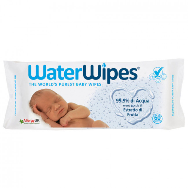 Salviette biodegradabili per bambini waterwipes – 4x60 (240 pezzi