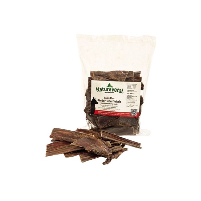 Carne Di Manzo 500g | Snack Essiccato cod.4010 | NATURAVETAL - Canis Plus