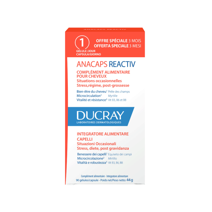 Anacaps Reactiv 90cps | Caduta Capelli | DUCRAY