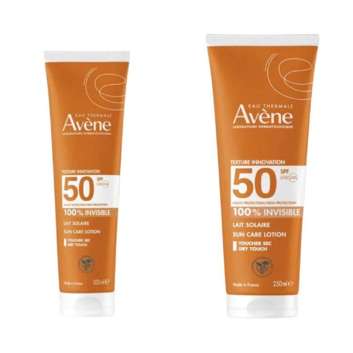 Solari - Invisibili 100 %| Latte Spf50 100/250 ml | AVENE Eau Thermale