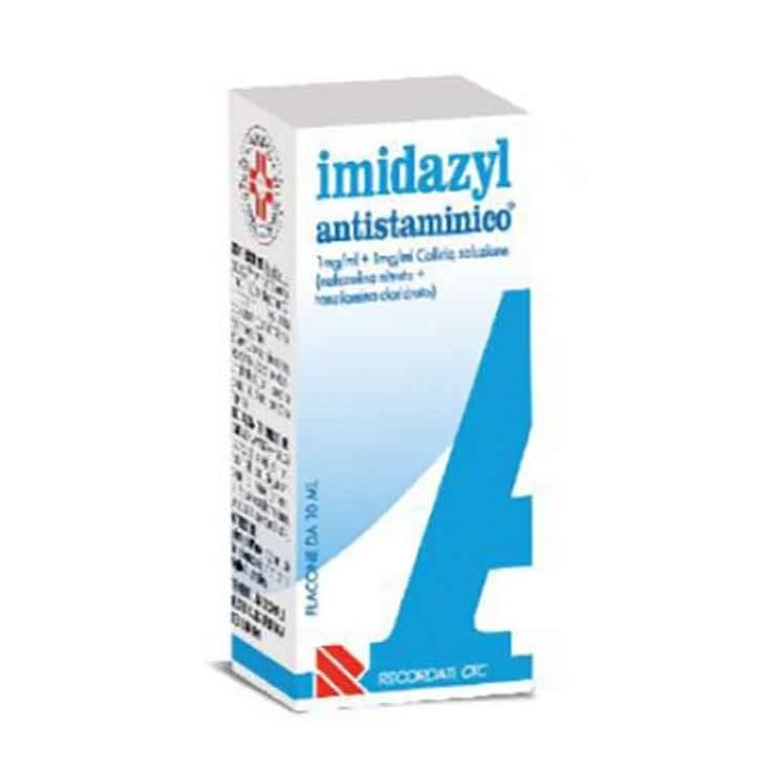 IMIDAZYL Collirio Antistaminico 1 mg/ml + 1 mg/ml | Flacone da 10 ml