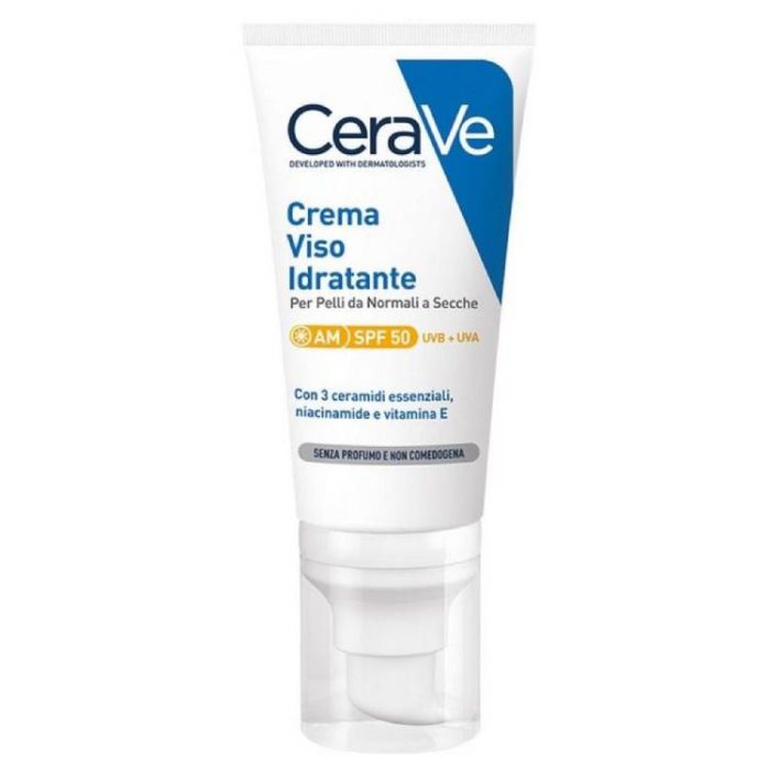 Crema Viso Idratante Spf50 50ml | Pelli normali e secche | CERAVE