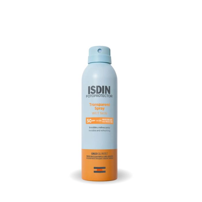 Transparent Spray Wet Skin Spf 50 | Spray solare trasparente 250 ml | ISDIN Fotoprotector