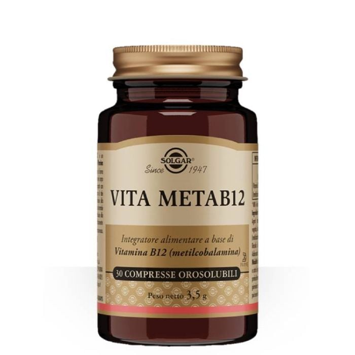 Vita Meta B12 30 cpr orosolubili | Integratore di vitamina B12 | SOLGAR