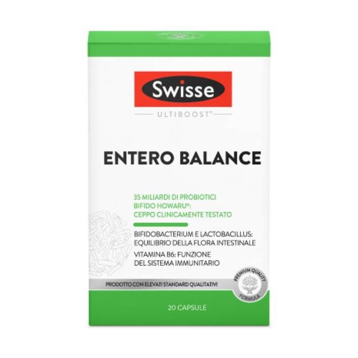 Entero Balance 20cps | Probiotici e Vitamina B6| SWISSE