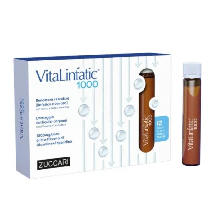 Vitalinfatic 1000 12flx25ml | Drenante linfatico | ZUCCARI