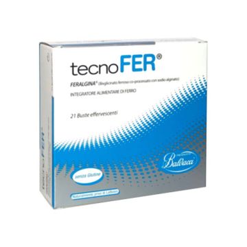 TECNOFER | Integratore di Ferro 21 buste effervescenti | TECNOFER