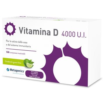 Vitamina D 4000ui 168cpr Masticabili | METAGENICS