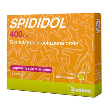SPIDIDOL 12 buste | ibuprofene 400 mg | cola-limone