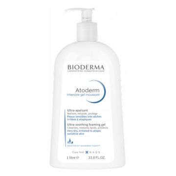 Atoderm -  Intensive Gel Moussant  500ml | Gel schiumoso ultra lenitivo | BIODERMA