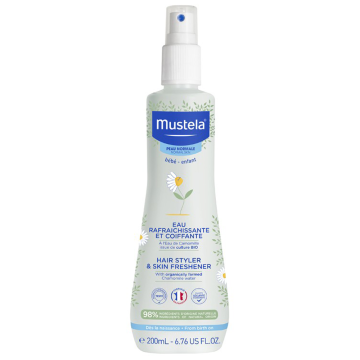 Eau refraichissante et coiffante 200ml | Acqua rinfrescante | MUSTELA Bébé