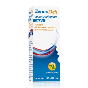 ZERINODEK Decongestionante nasale | Spray nasale 0,1% - 10 ml