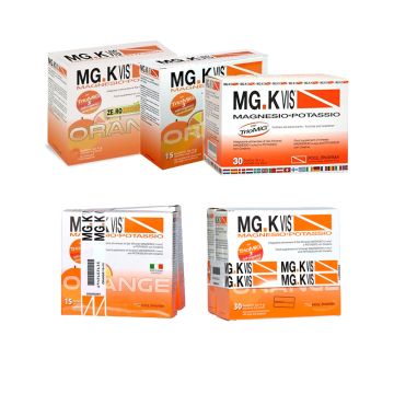 MGK VIS Orange bustine | Integratore Magnesio Potassio Creatina | MGK VIS